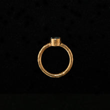 Load image into Gallery viewer, 22k Gold Blue Sapphire Ring - Size 6.5